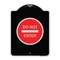 Signmission Designer Series Do Not Enter, Black & Silver Heavy-Gauge Aluminum Sign, 24" H, BS-1824-24150 A-DES-BS-1824-24150 - alternate 1